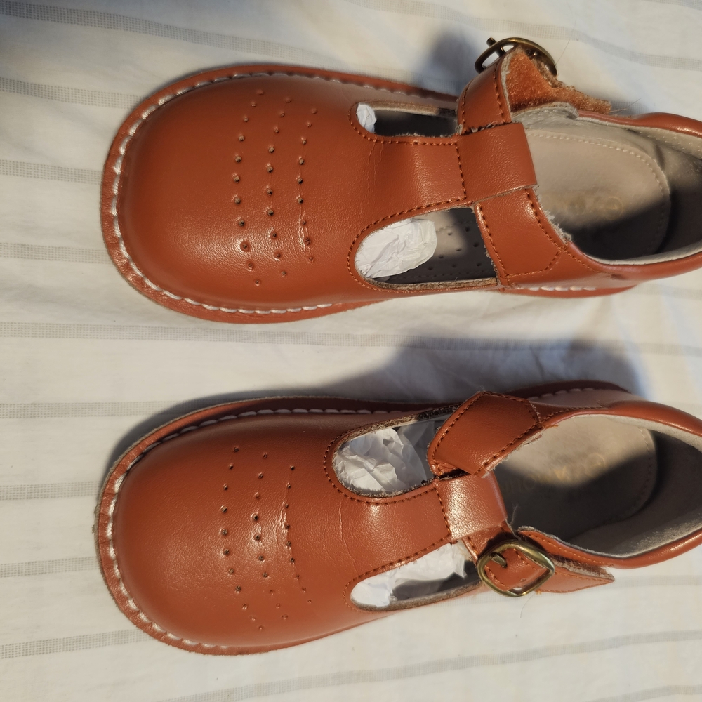 L'Amour Brown Kids Dress Shoes